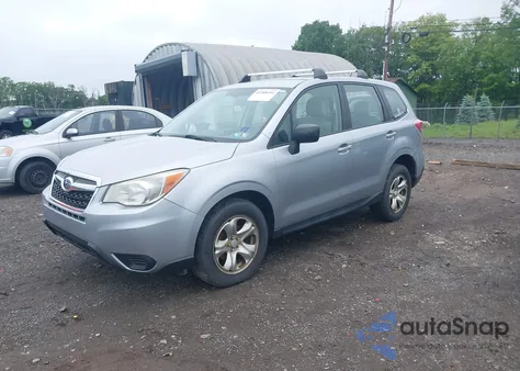 2014 Subaru Forester 2.5I z USA, uszkodzony, nr VIN JF2SJAAC8EH441583